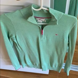 Vineyard vines green pull over